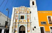 Roban arte sacro de un templo del Centro Histórico de Puebla