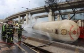 Pipa de gas explotó tras volcar por circular a exceso de velocidad, asegura la Fiscalía de la CDMX