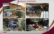 Hallan cuarto narcolaboratorio entre en Valle de Tulancingo y la Sierra de Tenango en Hidalgo