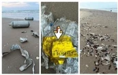 Encuentran restos de un cohete Starship en una playa de Tamaulipas