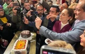 Con pasteles y “Las mañanitas”, Claudia Sheinbaum celebró su cumpleaños 63 en Palacio Nacional