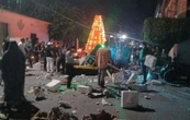 Explota carro alegórico con pirotecnia durante caravana de Día de Muertos en Mazatepec (Video)