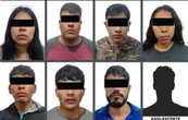 Caen ocho presuntos integrantes del CJNG, entre ellos una funcionaria del DIF de Malinalco