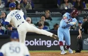 Schwarber se destapa con dos jonrones y los Filis vencen 8-2 a Dodgers para evitar la barrida
