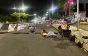 Madres en Resistencia mantienen plantón frente a la FGE Chiapas; denuncian desalojo violento