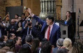 Con mariachi, tamales y música barroca, Noroña presenta su informe (Fotogalería y Video)