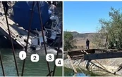 Se desploma muelle volado en restaurante de Ensenada y deja cuatro lesionados