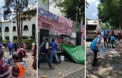 Retiran campamento frente a oficinas de la ONU; denunciaba caso de abuso sexual contra una menor
