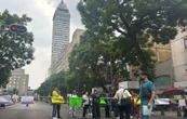 Empleados del Poder Judicial capitalino bloquean Eje Central