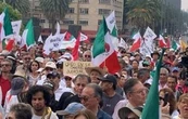 Realizan marcha contra elección al Poder Judicial en la Ciudad de México (Videos)