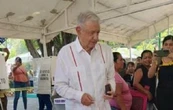 AMLO reaparece para votar en la elección judicial