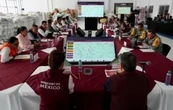 Sheinbaum supervisa trabajos de apoyo en zonas devastadas por las lluvias en Hidalgo