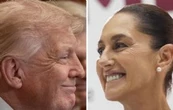 Sheinbaum me cae muy bien, es muy elegante, hermosa... pero México está dirigido por cárteles: Trump