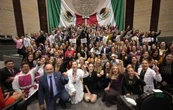 Diputados morenistas felicitan a Sheinbaum por su primer informe de gobierno