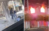 Golpiza a vendedor de frutas desata ira en Tehuacán; incendian casa, negocio y auto de agresores (Videos)