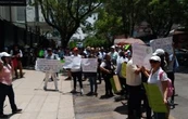 Trabajadores del IFT protestan en el Senado para exigir garantías laborales (Video)