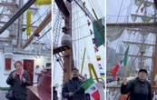Morenistas promovieron elección judicial en el buque Cuauhtémoc antes de que chocara (Videos)