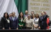Rosa Icela Rodríguez defiende ante diputados la estrategia de seguridad de Sheinbaum y AMLO