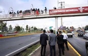 Policías reprimen manifestación para visibilizar desapariciones durante informe de David Monreal