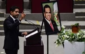 Protestan contra homenaje póstumo a Fidel Herrera en el Congreso de Veracruz