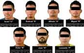 Dan siete años de prisión a siete integrantes del CJNG detenidos en Aguascalientes