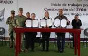 Inician obras preliminares de Tren México-Pachuca; ejército seguirá como constructor en el sexenio