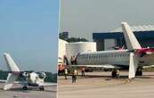 Dos aviones chocan en pista de aeropuerto de Atlanta (Video)