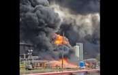 Se registra incendio en la Refinería “Antonio Dovalí Jaime”, en Salina Cruz, Oaxaca