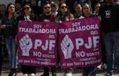 Trabajadores del PJF en paro llaman a la sociedad civil a unirse a su lucha