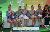 Conjunto de gimnasia rítmica cierra con plata y bronce en Campeonato Panamericano