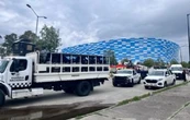 Militares y Guardia Nacional cercan el Estadio Cuauhtémoc para juego de España contra Perú (Video)