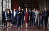 En medio de movilizaciones en CDMX, Sheinbaum recibe a Infantino en Palacio Nacional