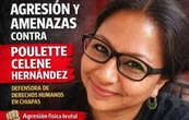 Agreden y amenazan de muerte a defensora de DDHH; Frayba exige su protección inmediata
