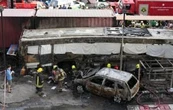 Tren choca contra autobús en cruce ferroviario de Bangkok; hay al menos 8 muertos