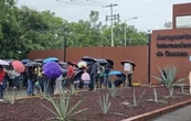 Sección 22 del SNTE-CNTE mantiene el bloqueo en el Aeropuerto Internacional de Oaxaca