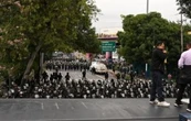 Cientos de policías frenan marcha de la CNTE al Estadio Ciudad de México (Videos)