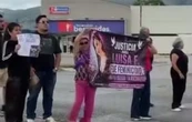 Exigen con bloqueo que se investigue el feminicidio de Luisa Fernanda