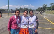 Comitiva de jóvenes rarámuris participa en carrera de fundación UNAM