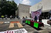 Sindicato del INAH protesta frente al Museo de Antropología por omisiones a derechos laborales