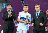 Chủ tịch VFF trao cúp vô địch tại chung kết AFC Challenge League