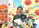 Đại tướng Phan Văn Giang dự lễ công bố tổ chức lại lực lượng quân sự địa phương Quân khu 2