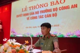 Giám đốc Công an tỉnh Yên Bái làm Cục trưởng Cục trang bị và kho vận