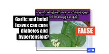 Chuyên gia bác tin tỏi và lá trầu không có thể chữa tiểu đường và cao huyết áp
