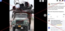 Bức hình xe tải Pakistan chở xác máy bay Ấn Độ là thật hay giả?