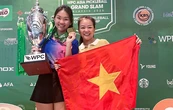 Tay vợt pickleball nữ Việt Nam ghi điểm ở giải WPC