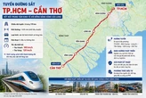 Thống nhất đầu tư giai đoạn 1 đường sắt TP.HCM - Cần Thơ là đường đơn