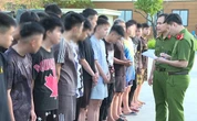 Tạm giữ 38 thanh, thiếu niên đem dao, ná cao su gây rối trật tự công cộng