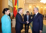 Lễ đón trọng thể Tổng Bí thư Tô Lâm và Phu nhân thăm cấp Nhà nước Kazakhstan