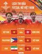 Xem tuyển futsal nữ Việt Nam chinh phục vé World Cup