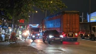 Xác minh clip xe container chạy ngược chiều giờ cao điểm ở TP.HCM
